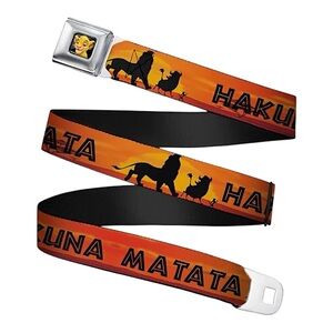 Buckle Down Hakuna Matata Lion King Belt